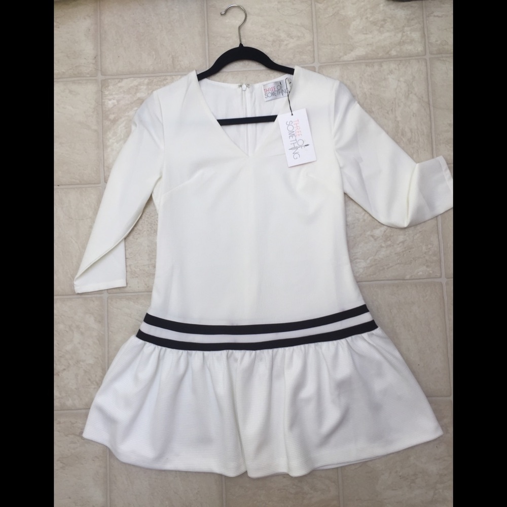 NWT Three of Something tunic mini dress size small